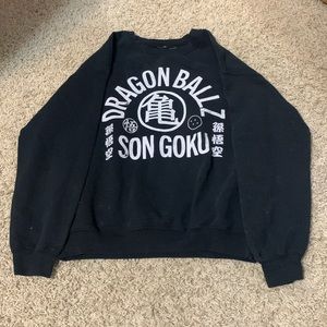 Black DragonBall Z Thick Sweater